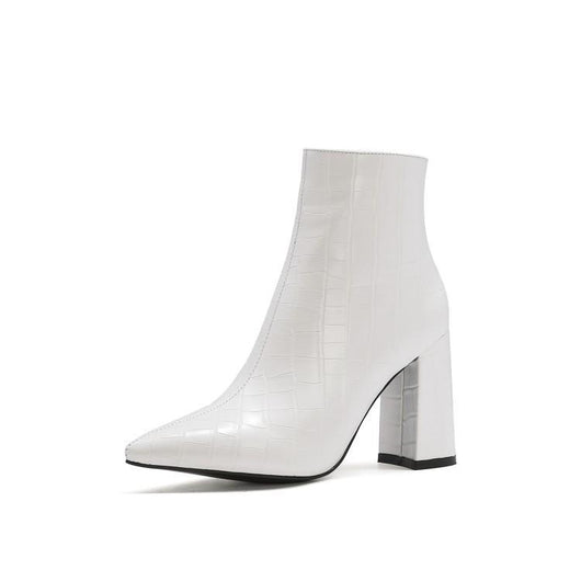 Botas Martin Gruesas de Tacón Alto Talla Grande para Mujer - Image 29