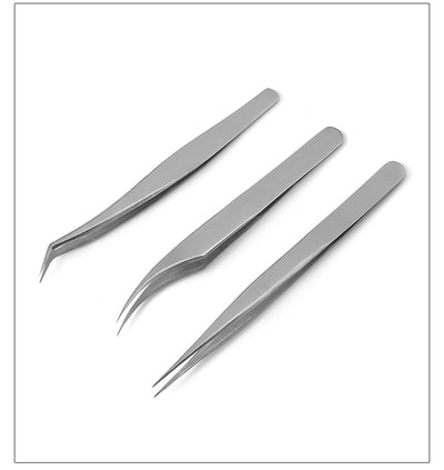 Set de 3 Piezas: Pinzas de Acero Inoxidable y Rizador de Pestañas Profesional - Image 10