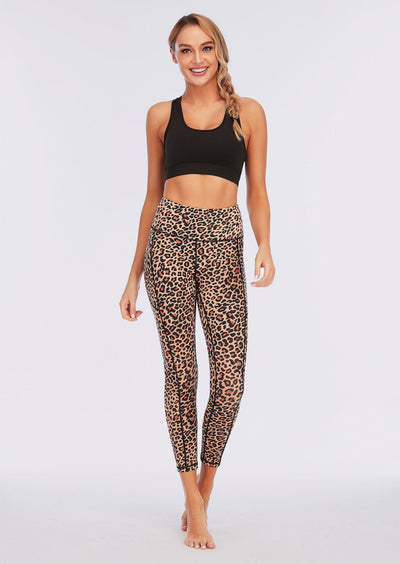 Leggins Yoga Cintura Alta Estampado Leopardo Multicolor - Image 17