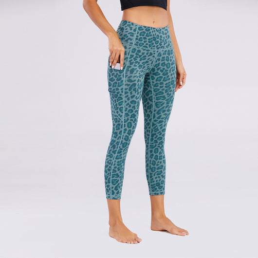 Leggins Yoga Cintura Alta Estampado Leopardo Multicolor - Image 28