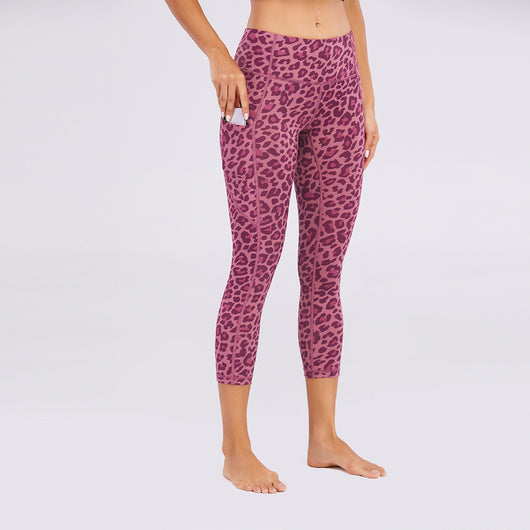Leggins Yoga Cintura Alta Estampado Leopardo Multicolor - Image 31