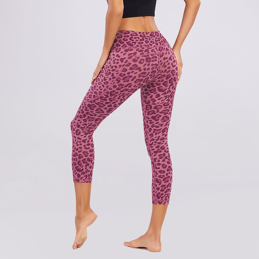 Leggins Yoga Cintura Alta Estampado Leopardo Multicolor - Image 33