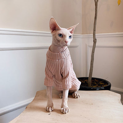 Ropa Minimalista de Algodón Puro Elástico para Gatos sin Pelo - Image 7