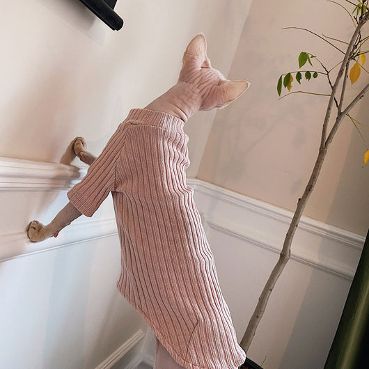 Ropa Minimalista de Algodón Puro Elástico para Gatos sin Pelo - Image 8