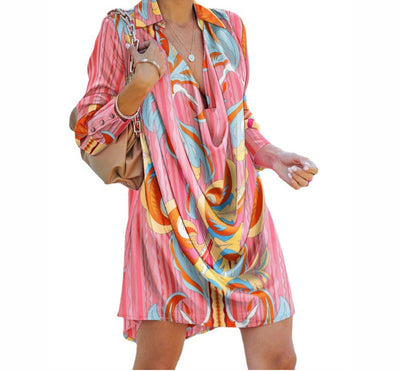 Camisa Estampada de Manga Larga para Mujer - Diseño Europeo - Image 9