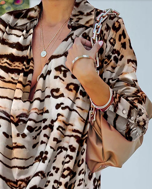 Camisa Estampada de Manga Larga para Mujer - Diseño Europeo - Image 12