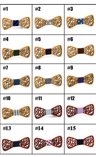 Corbata de Moño de Madera - Image 21