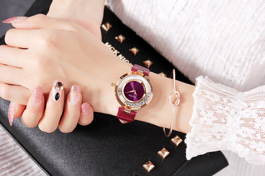Reloj de Moda para Mujer con Cristales y Correa Impermeable - Image 9