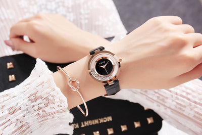 Reloj de Moda para Mujer con Cristales y Correa Impermeable - Image 11
