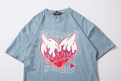 Conjunto Deportivo Hip-Hop para Parejas - Camiseta Manga Corta Estilo Urbano - Image 10