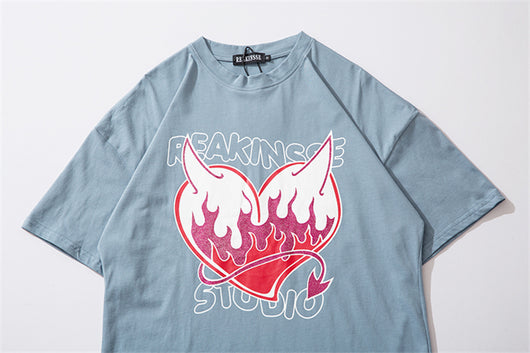 Conjunto Deportivo Hip-Hop para Parejas - Camiseta Manga Corta Estilo Urbano - Image 10