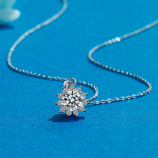 Collar Girasol Moissanita en Plata 925 - Image 11