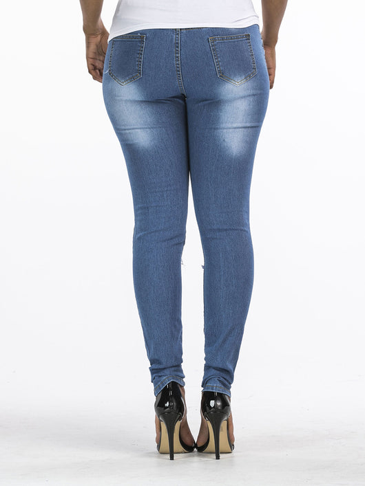 Pantalones Vaqueros Rotos con Diseño Moderno - Image 13