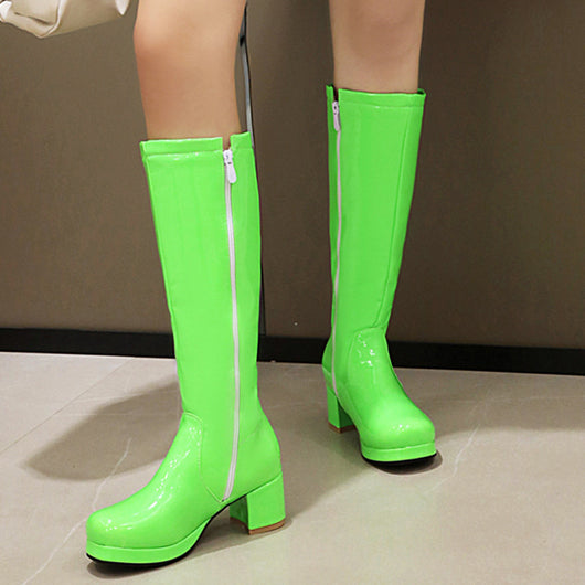 Botas Lolita de Tacón Medio para Mujer - Tallas Grandes - Image 11