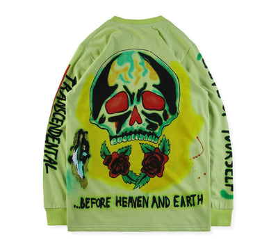 Camiseta Manga Larga Estilo Graffiti Kanye - Image 7