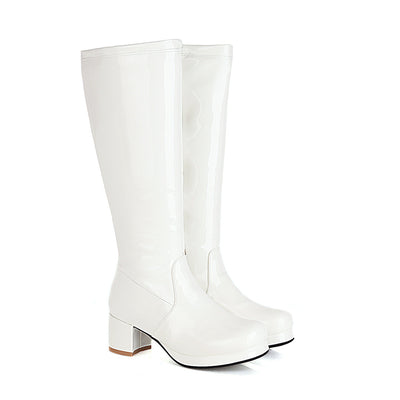 Botas Lolita de Tacón Medio para Mujer - Tallas Grandes - Image 25