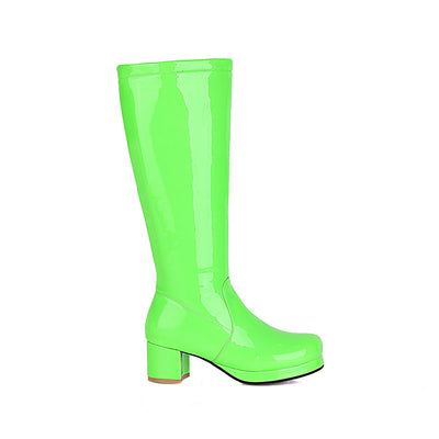 Botas Lolita de Tacón Medio para Mujer - Tallas Grandes - Image 28