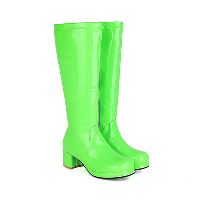 Botas Lolita de Tacón Medio para Mujer - Tallas Grandes - Image 29