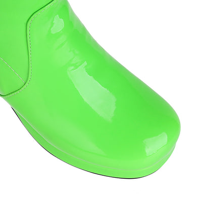 Botas Lolita de Tacón Medio para Mujer - Tallas Grandes - Image 30