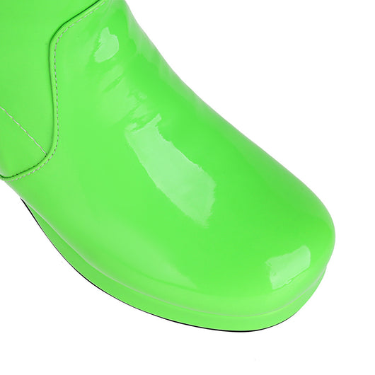 Botas Lolita de Tacón Medio para Mujer - Tallas Grandes - Image 30