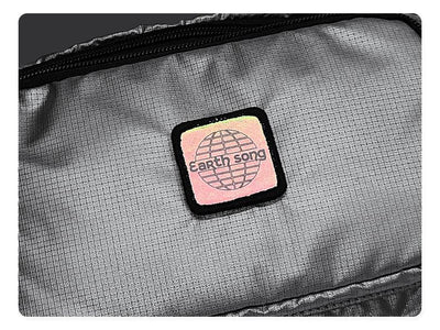 Bolsa de Pecho Harajuku Cuadros Plateados para Hombre - Image 11