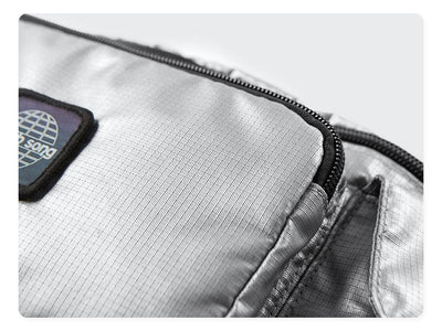 Bolsa de Pecho Harajuku Cuadros Plateados para Hombre - Image 14