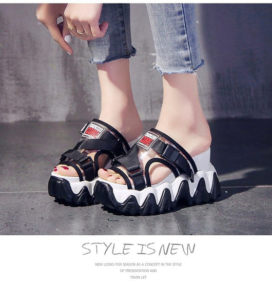 Sandalias y Pantuflas de Suela Gruesa para Mujer - Image 13