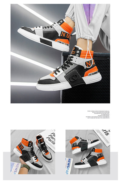 Tenis Casuales para Hombre Punta Redonda Estilo Deportivo Moderno - Image 8