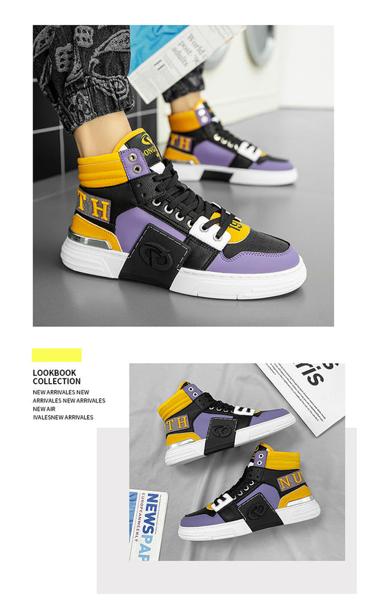Tenis Casuales para Hombre Punta Redonda Estilo Deportivo Moderno - Image 10