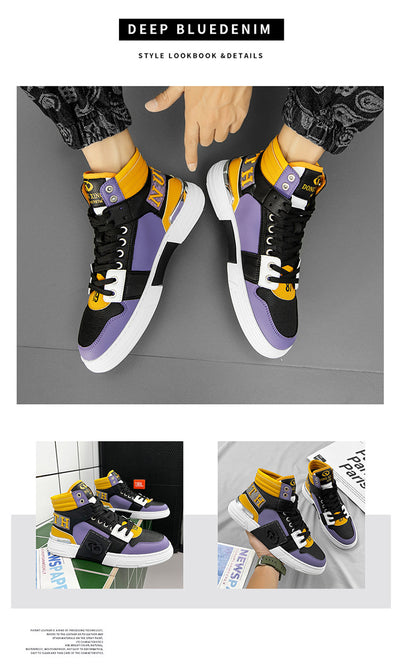 Tenis Casuales para Hombre Punta Redonda Estilo Deportivo Moderno - Image 13