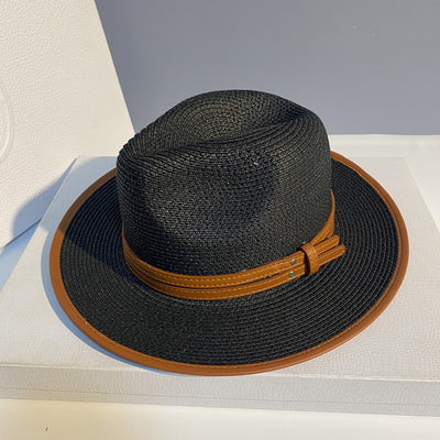 Sombrero de Paja para Playa - Gorro Protector Solar Versátil Unisex - Image 9