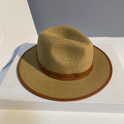 Sombrero de Paja para Playa - Gorro Protector Solar Versátil Unisex - Image 10