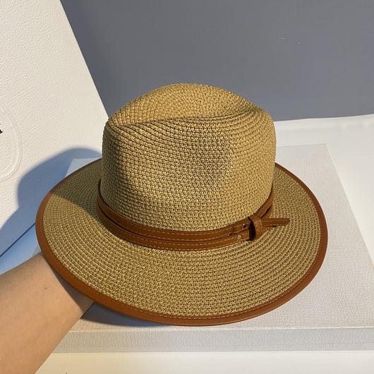 Sombrero de Paja para Playa - Gorro Protector Solar Versátil Unisex - Image 11