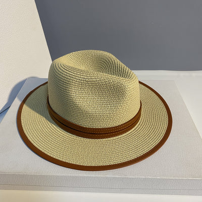 Sombrero de Paja para Playa - Gorro Protector Solar Versátil Unisex - Image 16