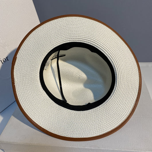 Sombrero de Paja para Playa - Gorro Protector Solar Versátil Unisex - Image 20