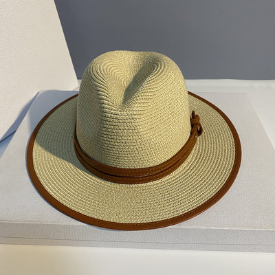 Sombrero de Paja para Playa - Gorro Protector Solar Versátil Unisex - Image 21
