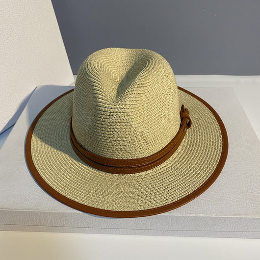 Sombrero de Paja para Playa - Gorro Protector Solar Versátil Unisex - Image 21
