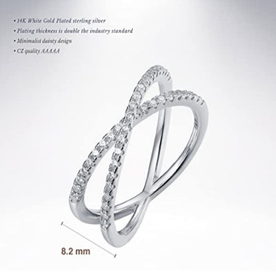 Anillo Vintage Francés Entrecruzado para Mujer - Image 7