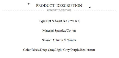 Conjunto Invernal Completo para Hombre: Gorro, Bufanda y Guantes en Punto y Terciopelo - Image 13