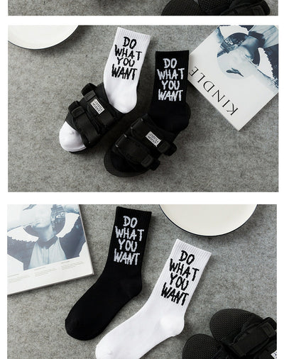 Calcetines Retro Skateboard con Alfabeto - Image 9