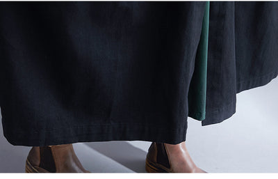 Abrigo Trinchera Largo Oversize para Mujer con Bolsillos Amplios - Image 11
