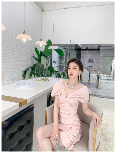 Vestido Tubo Satinado Diosa del Temperamento para Mujer - Image 8