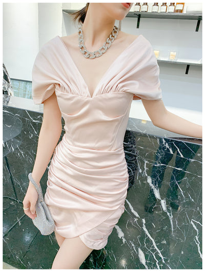Vestido Tubo Satinado Diosa del Temperamento para Mujer - Image 11