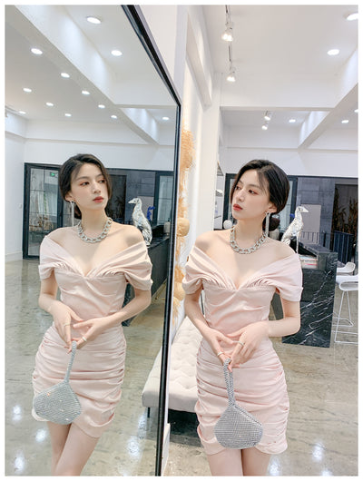 Vestido Tubo Satinado Diosa del Temperamento para Mujer - Image 15