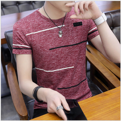 Camiseta Manga Corta Cuello Redondo Seda de Hielo Secado Rápido para Hombre - Image 9