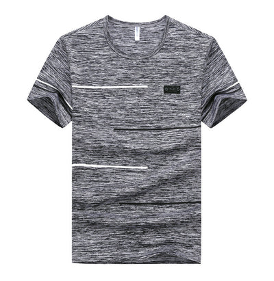 Camiseta Manga Corta Cuello Redondo Seda de Hielo Secado Rápido para Hombre - Image 11