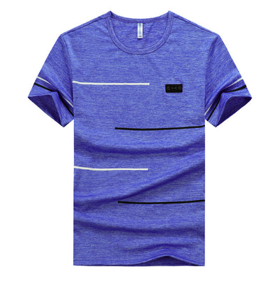 Camiseta Manga Corta Cuello Redondo Seda de Hielo Secado Rápido para Hombre - Image 12