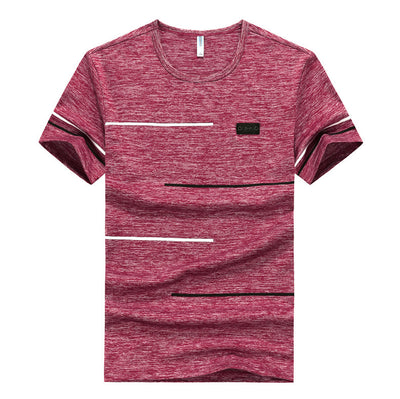Camiseta Manga Corta Cuello Redondo Seda de Hielo Secado Rápido para Hombre - Image 13