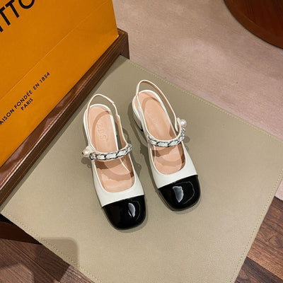 Sandalias Mary Jane con Tacón Bajo y Punta Redonda - Image 12