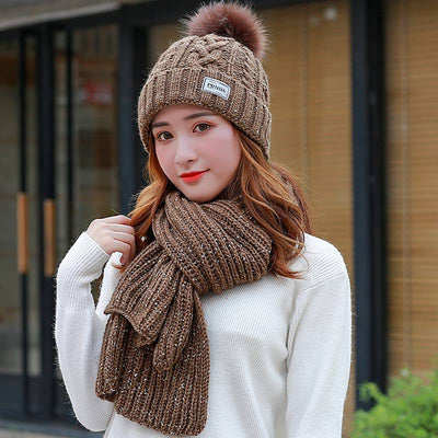 Gorro y Bufanda Larga de Lana para Mujer - Image 6